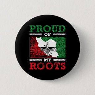 Iran Iranisch Persisch Irani Flagge Iran Wurzeln F Button