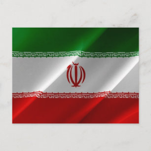 Iran - iranische Flagge - Postkarte