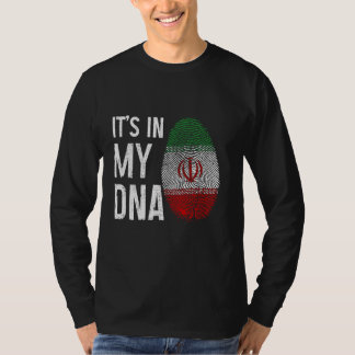Iran ist in meiner DNA steht das iranische Flaggen T-Shirt