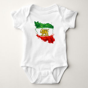 Iran Löwe & Sonne Baby   Persisch Shir o Khors Strampler