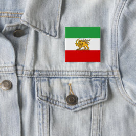 IRAN Löwe und Sonne Iran-Flagge Pin-Abzeichen Button