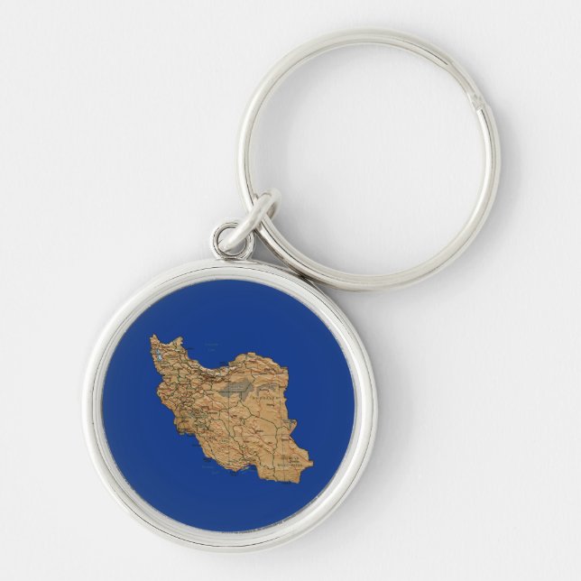 Iran Map Schlüsselanhänger (Vorne)