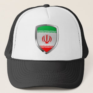 Iran Metallic Emblem Truckerkappe