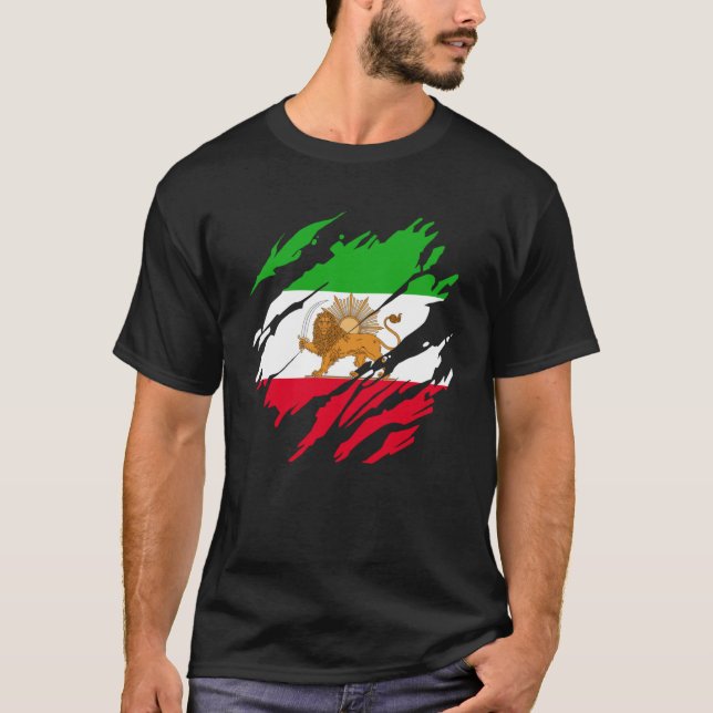 Iran Persian Lion Iran T-Shirt (Vorderseite)