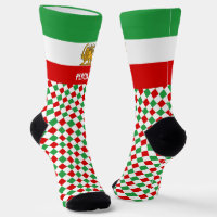 Iran, Persiensocken, persische Flagge / Schah des