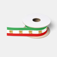 Iran, persische Flagge mit Löwe, Schah von Iran