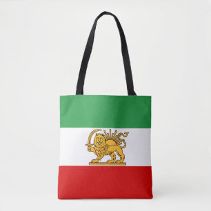 Iran Pin, persische Flagge mit Löwe, Schah von Ira