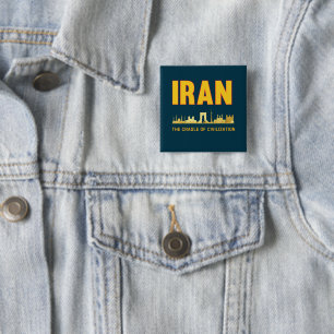 Iran Pride Iran Persia Wiege der Zivilisation Button