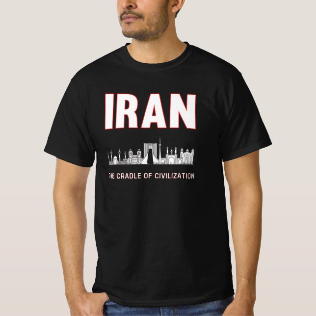 Iran Pride Iran Persia Wiege der Zivilisation T-Shirt (Vorderseite)