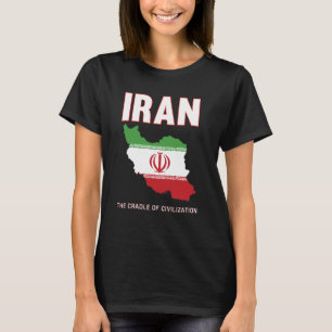 Iran Prix iranische Flagge Karte Persien T-Shirt