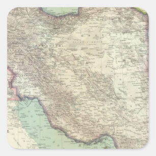 Iran Quadratischer Aufkleber