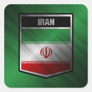 Iran Quadratischer Aufkleber