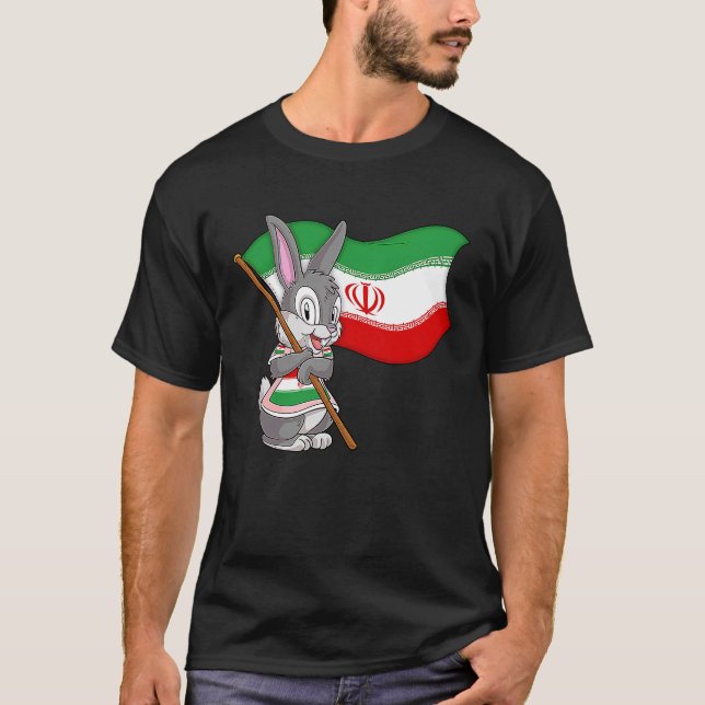 Iran Rabbit T-Shirt (Vorderseite)