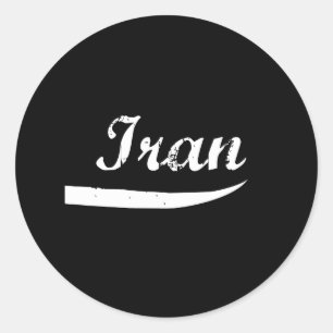 Iran-Revolution Runder Aufkleber