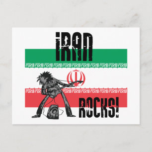 Iran Rocks Postkarte
