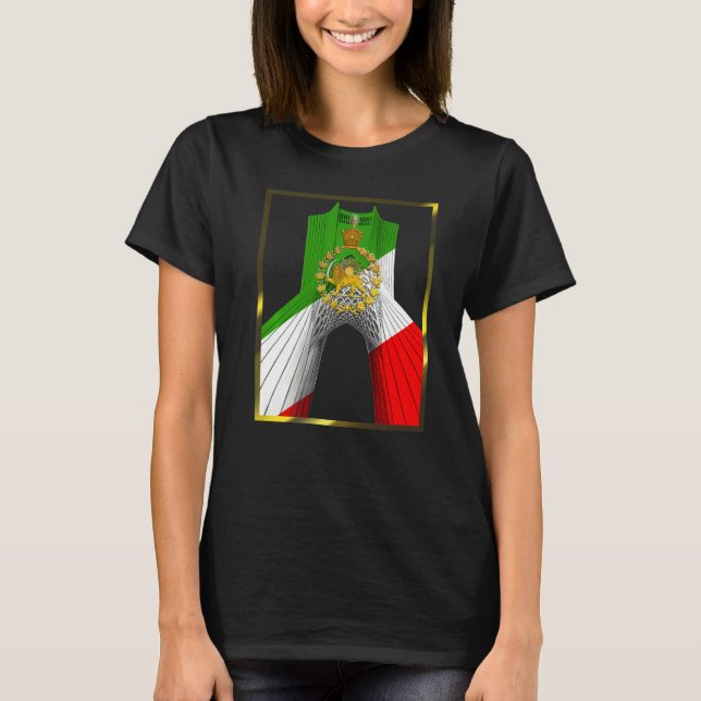 Iran Shahyad Tower AKA Azadi Tower with Pahlavi su T-Shirt (Vorderseite)