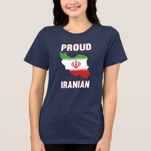 Iran Stolz auf die iranische Flagge Tri-Blend Shirt