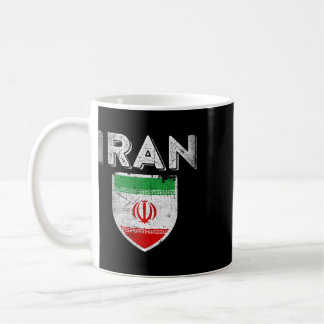 Iran Tee iranisches Trikot Persische Flagge Shirt Kaffeetasse