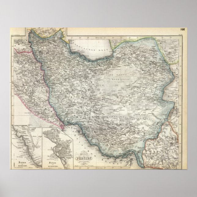 Iran und Irak Poster (Vorne)