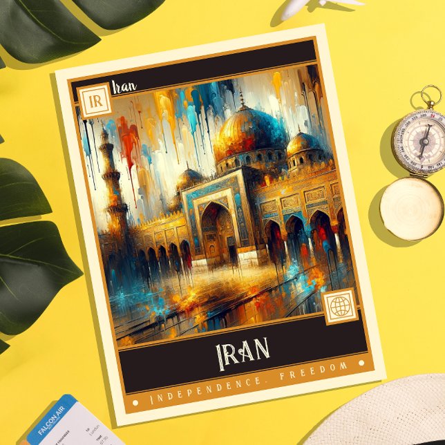 Iran | Vintage Malerei Postkarte (Von Creator hochgeladen)