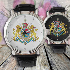 Iran watch, Imperial Coat of Arms 1925-1979 /Lion Armbanduhr