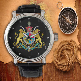 Iran watch, Imperial Coat of Arms 1925-1979 /schwa Armbanduhr