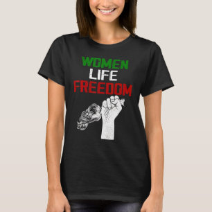Iran Zan Zendegi Azadi Persische Frau Lebensfreihe T-Shirt