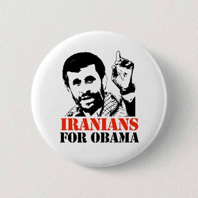 IRANIEN FÜR OBAMA BUTTON (Vorderseite)