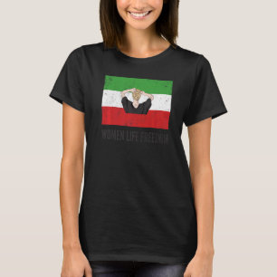 Iranische Fahne Keine Hijab Women Life Free Suppor T-Shirt