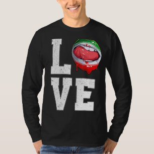 Iranische Fahne-Liebe T-Shirt