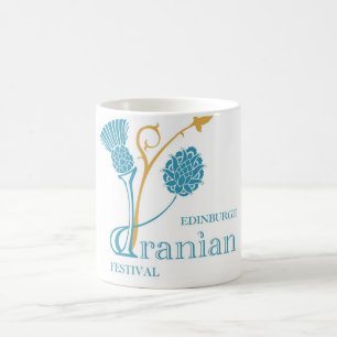 Iranische Festival-Tasse Edinburghs - Logo-Weiß Tasse
