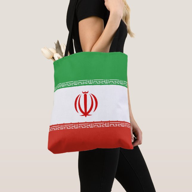 Iranische Flagge (Von Nahem)