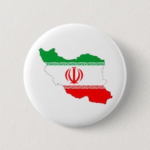 iranische Flagge Button