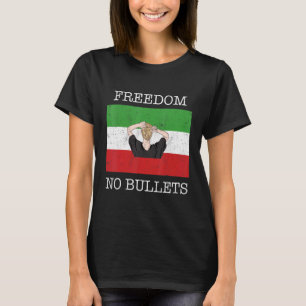 Iranische Flagge Female Faust Unterstützung Frauen T-Shirt