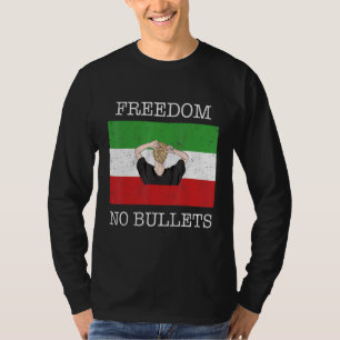 Iranische Flagge Female Faust Unterstützung Frauen T-Shirt