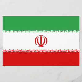 Iranische Flagge (Iran) (Persisch) Briefpapier
