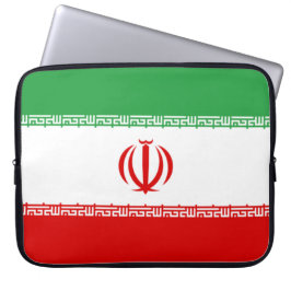 Iranische Flagge (Iran) (Persisch) Laptopschutzhülle