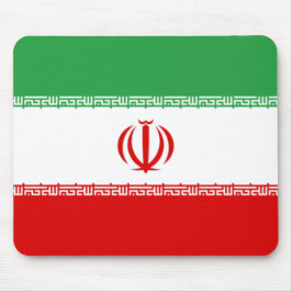 Iranische Flagge (Iran) (Persisch) Mousepad