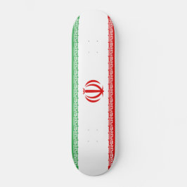 Iranische Flagge (Iran) (Persisch) Skateboard