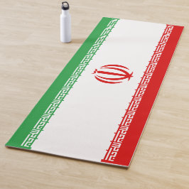 Iranische Flagge (Iran) (Persisch) Yogamatte