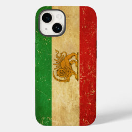 Iranische Flagge - Löwe und Sonnenschein - Flagge Case-Mate iPhone 14 Hülle