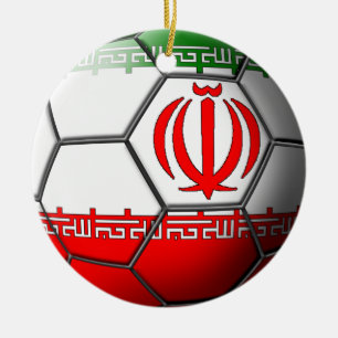 Iranische Fußball-Verzierung Keramik Ornament