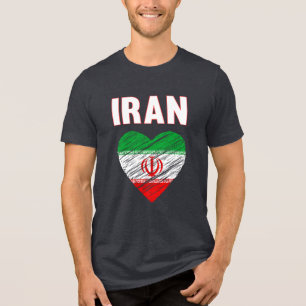 Iranischer Stolz I Liebe Iran Tri-Blend Shirt