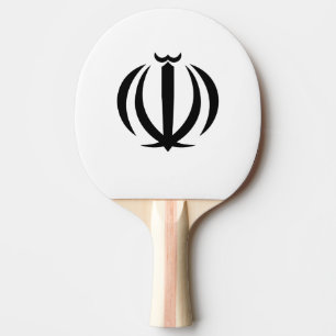 Iranisches Emblem Tischtennis Schläger