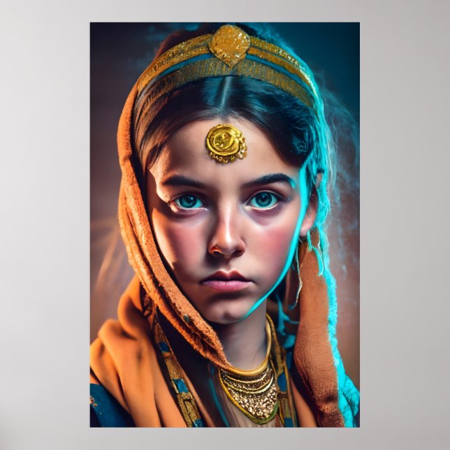 Iranisches Mädchen Poster (Vorne)