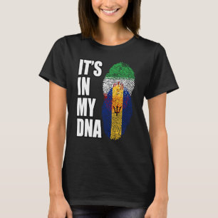 iranisches und barbadisches DNA-Flag Heritage T-Shirt