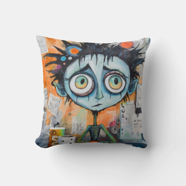 Iranovan Inkwell Montag Morgengrauen Kissen (Vorderseite)