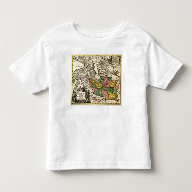 IranPanoramic MapIran Kleinkind T-shirt (Vorderseite)