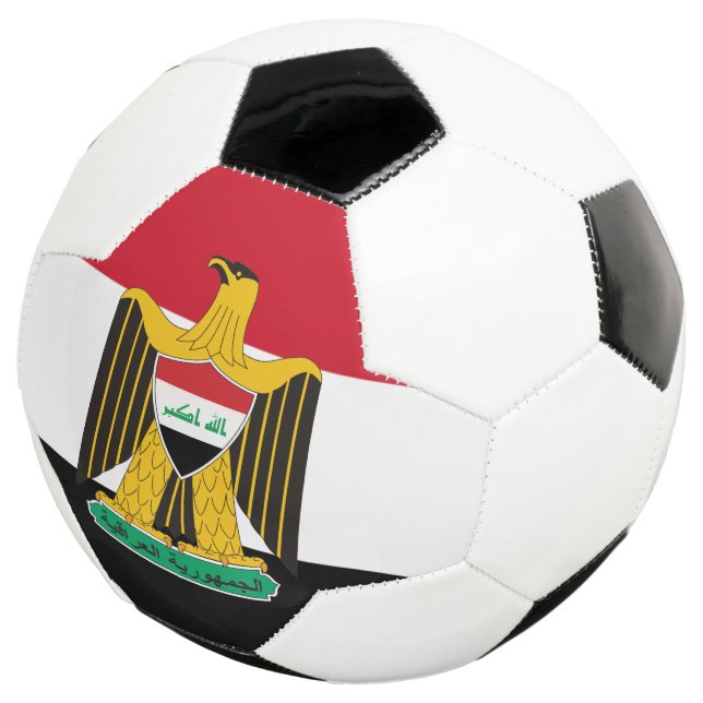 Iraq-Emblem Fußball (Dreiviertel)