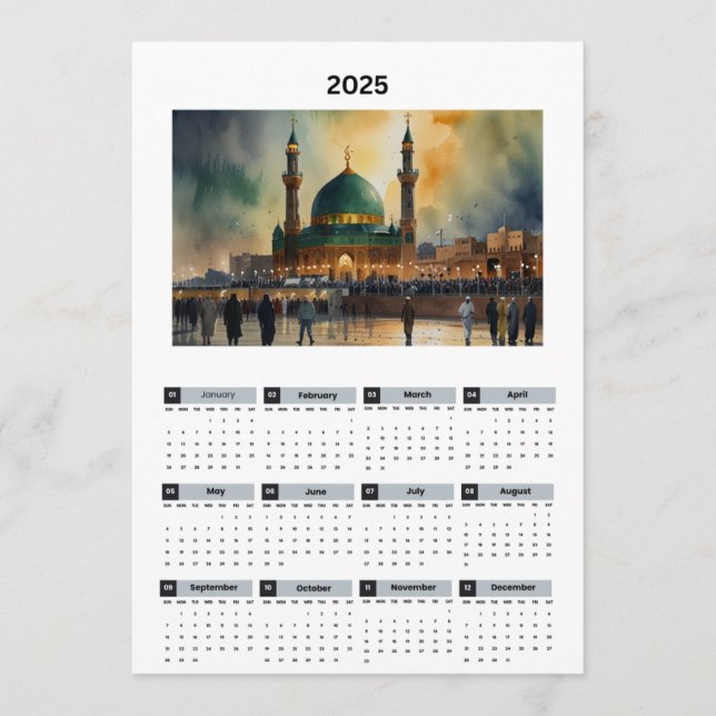 Iraq-Kalender Programm (Vorderseite)